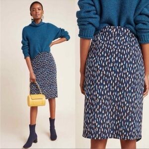 Anthropologie Maeve Debra Knit Pencil Skirt, 8